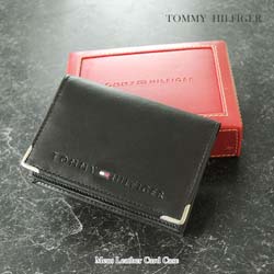 TOMMY HILFIGER レザー(本革) カードケース[4860] Black詳細へ