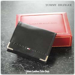 TOMMY HILFIGER メンズ レザー(本革)コインケース[4950] Black詳細へ