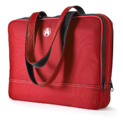 15 Ladies Nylon Two Pocket Case - Red (SC-LNTPC15-RD)ܺ٤