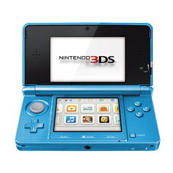 ニンテンドー3DS ライトブルー新品バッテリー交換済み