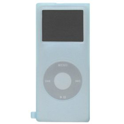 [iPod用ケース]i-カスタム シリコンfor 2nd ipod nano(青）詳細へ