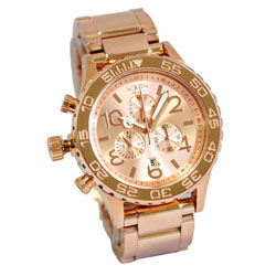 NIXON 42-20 CHRONO ALL GOLD