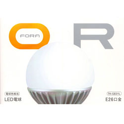 EUPA ボール電球 LED電球 10W 電球色 E26口金 TK-GE01L詳細へ
